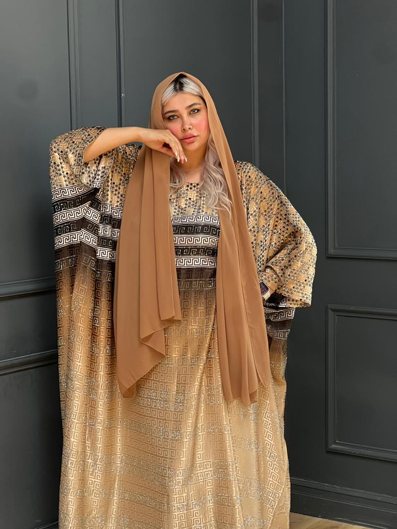 کفتان مجلسی پارچه ساتن ژاکارد ابریشم