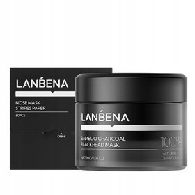 چسب بینی کاسه ای ضد جوش لانبنا زغال بامبو