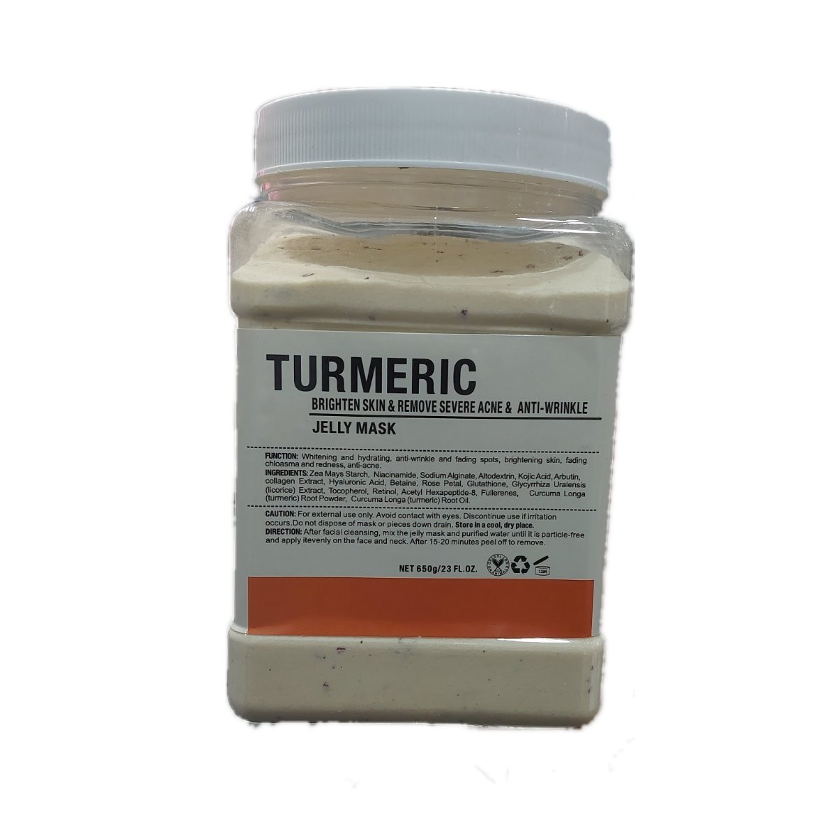 ماسک هیدروژلی 650 گرمی زردچوبه (Turmeric) مدل دکتر مینایر